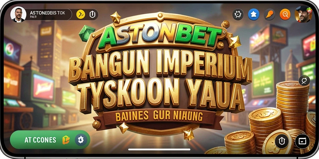 Tampilan gameplay ASTONBET yang menarik dalam dunia Tycoon.