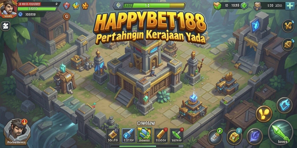 Gameplay <strong>HAPPYBET188</strong> yang seru dalam Tower Defense.