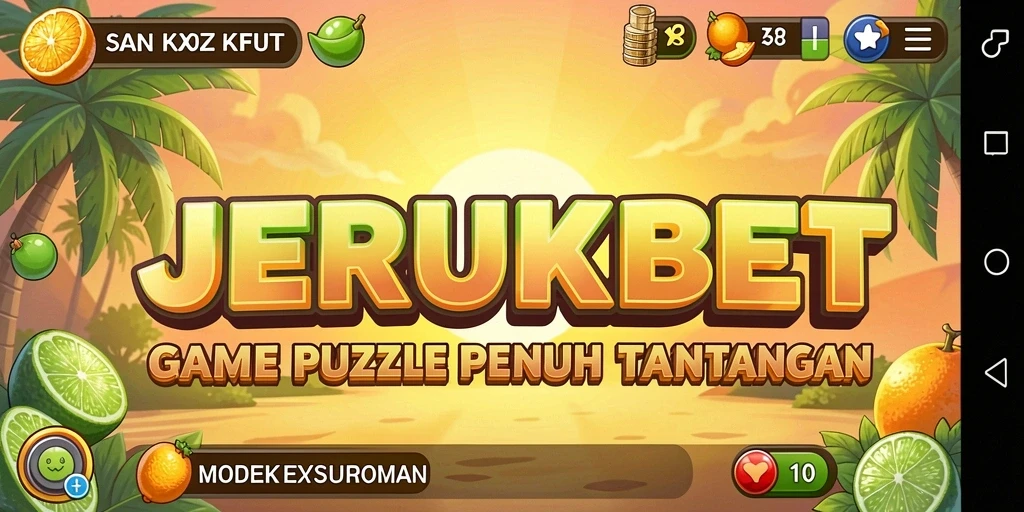 Tampilan gameplay menarik dari JERUKBET dengan tantangan Puzzle.