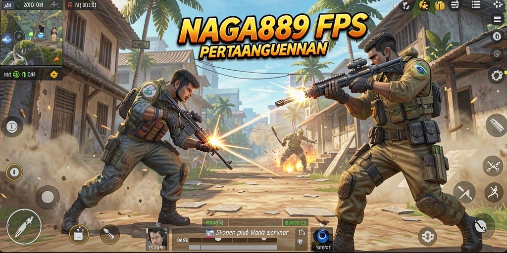 Tangkapan layar gameplay NAGA889 dengan aksi FPS yang mendebarkan.