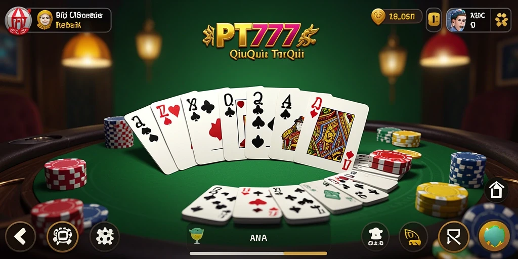 Tampilan gameplay QiuQiu yang seru dan menegangkan di PT777.