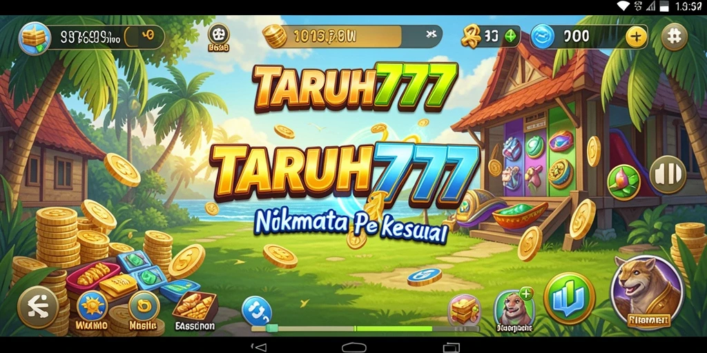 Tampilan gameplay menarik dari TARUH777 yang penuh warna.